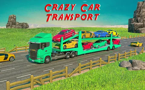 Crazy Car Transporter Truck 3D screenshot 5