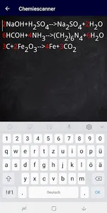 Reaktionsgleichungen lösen screenshot 3