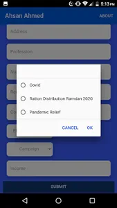 ReliefDB screenshot 3