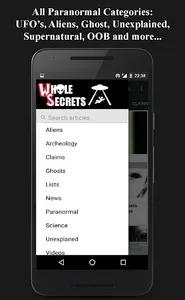 Paranormal News - UFO & Aliens screenshot 1