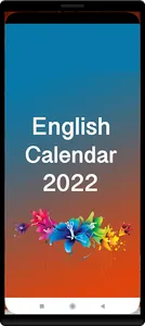 English Calendar 2022 screenshot 0