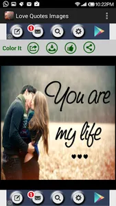 Romantic Love Quotes & Images screenshot 2