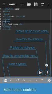 anWriter text editor screenshot 0