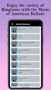Ballads Music Ringtones App screenshot 2