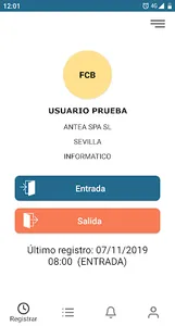 AnteaCheckIn Registro Horario screenshot 3