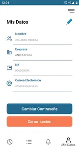 AnteaCheckIn Registro Horario screenshot 6