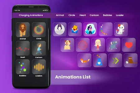 Anti theft, Charging animation screenshot 6