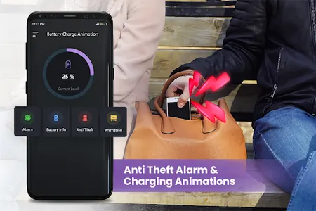 Anti theft, Charging animation screenshot 8
