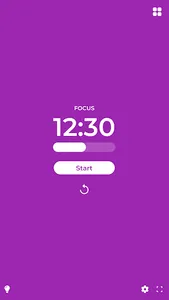 Purple Pomodoro Timer screenshot 0