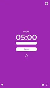 Purple Pomodoro Timer screenshot 1