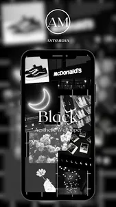 Black Aesthetic Wallpaper HD screenshot 0