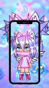 Gacha Wallpaper Cute Girly HD screenshot 1