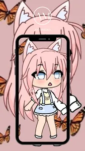 Gacha Wallpaper Cute Girly HD screenshot 2