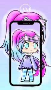 Gacha Wallpaper Cute Girly HD screenshot 6