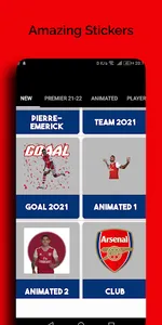 Gunners Stickers Not Official screenshot 2