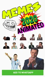 Animated Memes Stickers screenshot 1