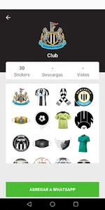 Newcastle United Stickers screenshot 1