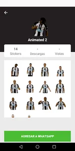 Newcastle United Stickers screenshot 5