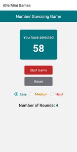 iOle Number Guessing Game screenshot 2
