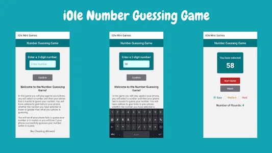 iOle Number Guessing Game screenshot 3