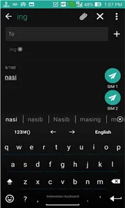 Indonesian for AnySoftKeyboard screenshot 1