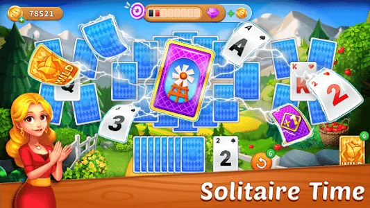 Solitaire TriPeaks: Garden screenshot 1