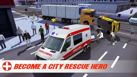 Ambulance Driving Game: Rescue screenshot 12