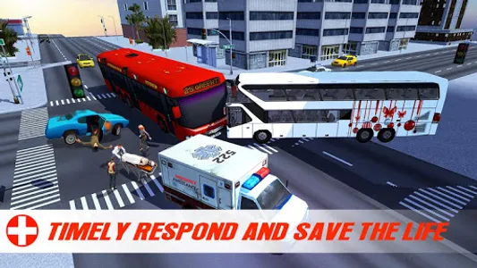 Ambulance Driving Game: Rescue screenshot 4