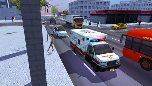 Ambulance Driving Game: Rescue screenshot 7