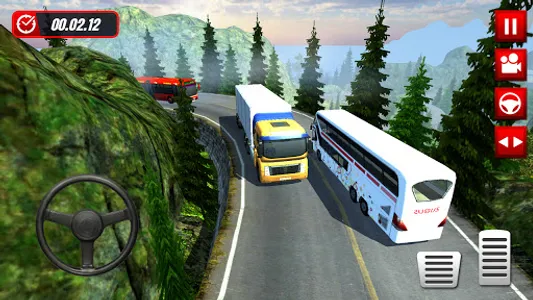 Hill Station Bus Driving Game screenshot 0