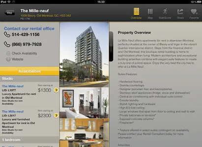 ApartmentMapp -Tablet screenshot 1
