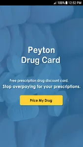 Peyton Drug Card screenshot 0