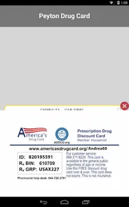 Peyton Drug Card screenshot 10