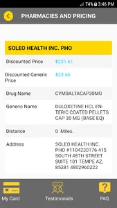 Peyton Drug Card screenshot 4