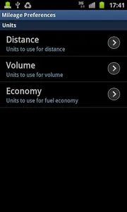 Mileage screenshot 2