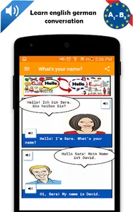 Learn english german conversat screenshot 2
