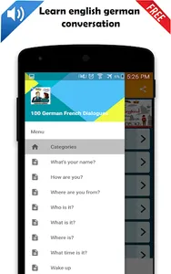 Learn english german conversat screenshot 3
