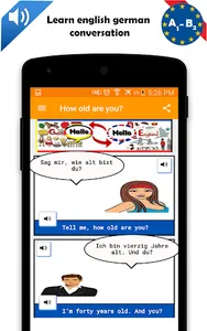 Learn english german conversat screenshot 5
