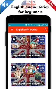 English audio stories for begi screenshot 0