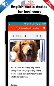 English audio stories for begi screenshot 1