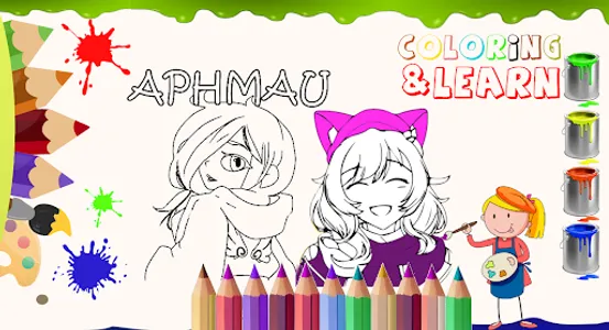 Aphmau coloring game screenshot 2
