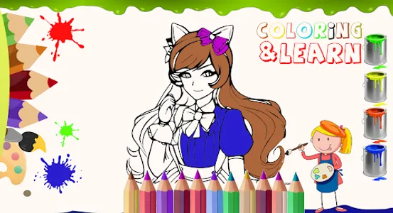 Aphmau coloring game screenshot 6