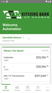 Citizens Bank of Kansas Mobile screenshot 2