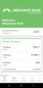 Merchants Bank of Indiana screenshot 1