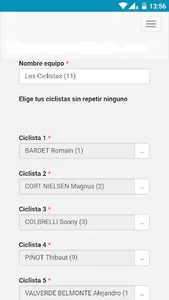 Tour Francia 2018 porra screenshot 2