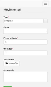 Control Dietas Empleados screenshot 1