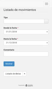 Control Dietas Empleados screenshot 3