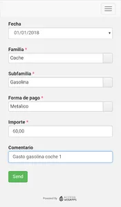 Gestion de Gastos Personales screenshot 2