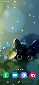 Sneaky Cat Live Wallpaper screenshot 0