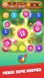 Number Bubble Puzzle screenshot 1